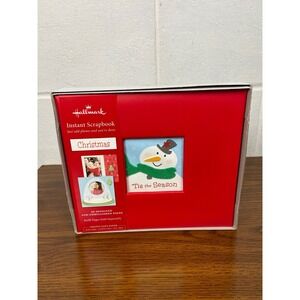 Hallmark Christmas Instant Scrapbook 20 Embellished Pages Photo Safe Paper FUN‎